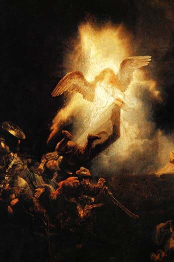 Resurrection by Rembrandt Van Rijn Painting Print